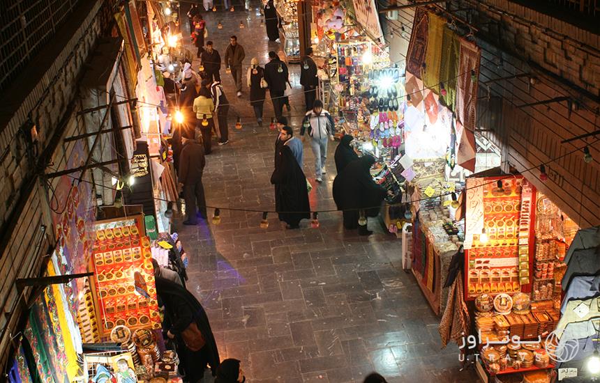 نمایی از بازار رضا مشهد